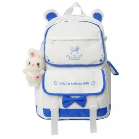 Rabbit Pendant Casual Backpack