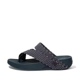 รองเท้าแตะแบบหูหนีบ ผู้ชาย รุ่น SLING WEAVE-STRIPED TOE-POST SANDALS