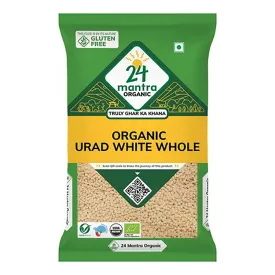 24 Mantra Organic Urad Dal White Whole