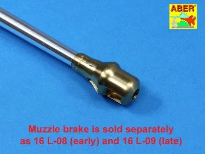 Aber 1/16 German 88mm Pak 43/3 L/71 Two Part Barrel 16 L-12