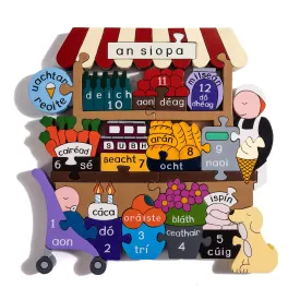 An Siopa Jigsaw Puzzle (As Gaeilge)