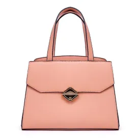 Avalynn Satchel Women Fashion Leather Bag - Pink