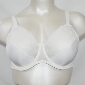 Bali 3438 Glamorous Back-Smoothing Underwire Bra 40D White NEW WITH TAGS