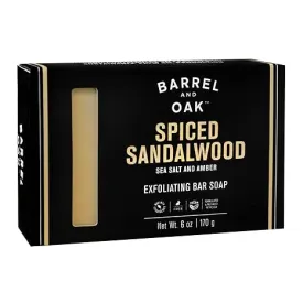 Barrel and Oak - Spiced Sandalwood Exfoliating Bar Soap