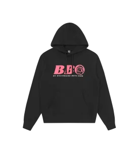 BB ASTRO SMALL LOGO POPOVER HOOD - BLACK/PINK LOGO