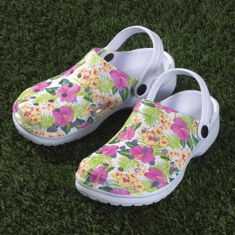 Blooming Garden Clogs