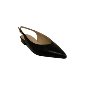 Catiana Dark Navy Leather Flat