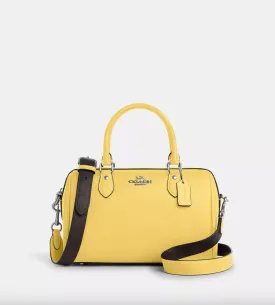 Coach Rowan Satchel In Retro Yellow