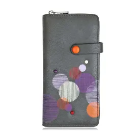 Espe Cosmos Grey Clutch Wallet (Women's)