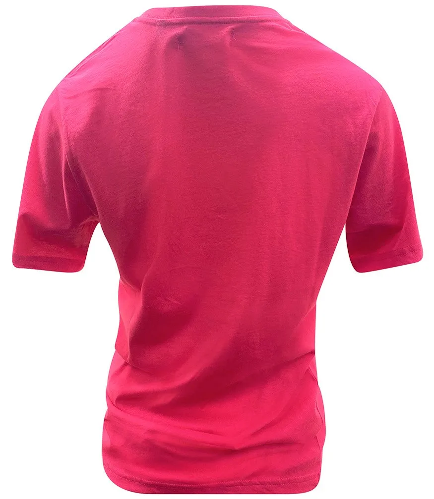 Fuchsia Drawstring T Shirt