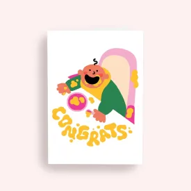 Greeting Card - Congrats!