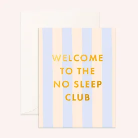 Greeting Card - No Sleep Club - Blue