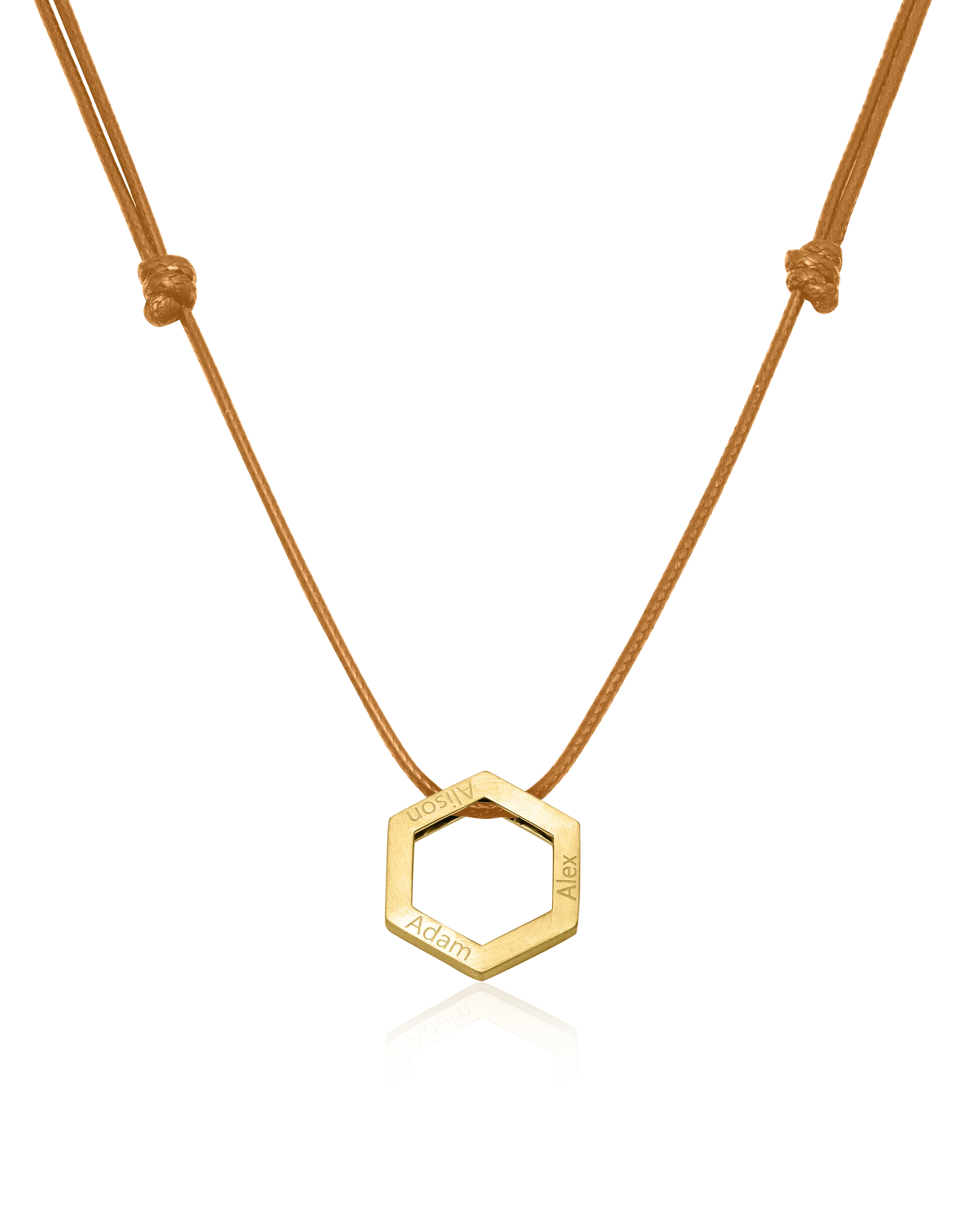 Honeycomb Necklace - 18K Gold Vermeil