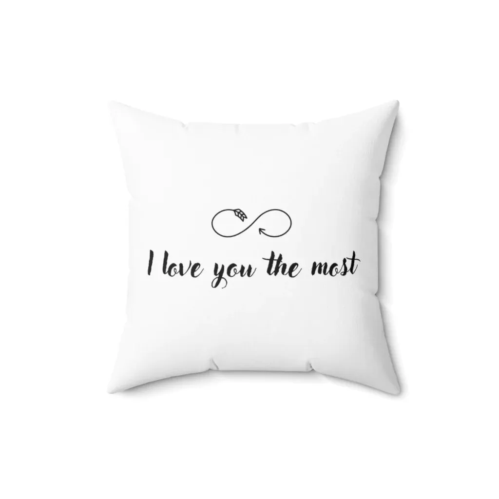 I Love You More Matching Couple Pillow Cases