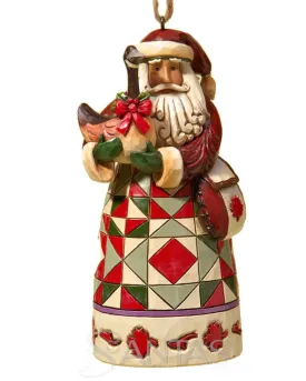 Jim Shore Canadian Santa Ornament Revel in a Reveillon