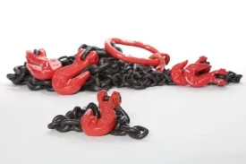 Lifting Chain Sling 4 Leg x 2m with Grab Hooks