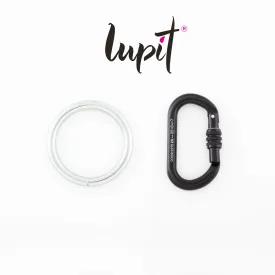 Lupit Aerial Silk | Stage/Pole Rigging Set (1x Karabijnhaak   1x O ring)