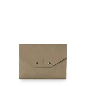 MARIE Vegan Wallet Notebook Cover in Cement