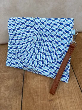 Patterned Straw Bag