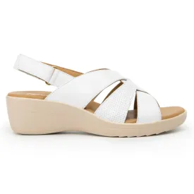 Sandalias de Cuña con Velcro de Mujer Flexi 116009