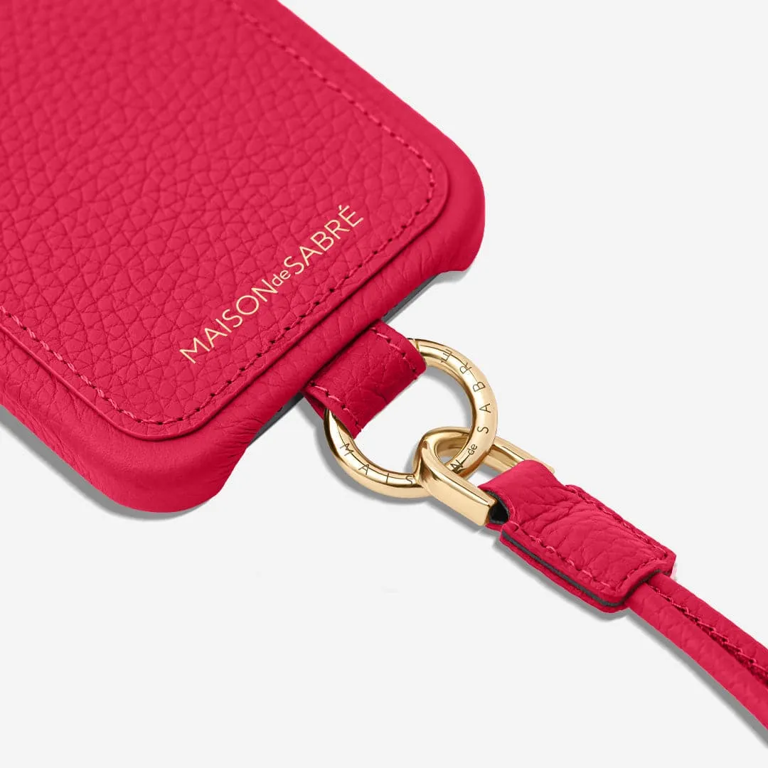 The Sling Phone Case iPhone 14 - Shibuya Fuchsia